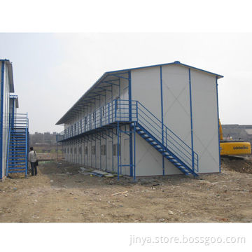 Simple Slope-roof Two-floor Prefab Movable Eco-friendly Modular Home Plans